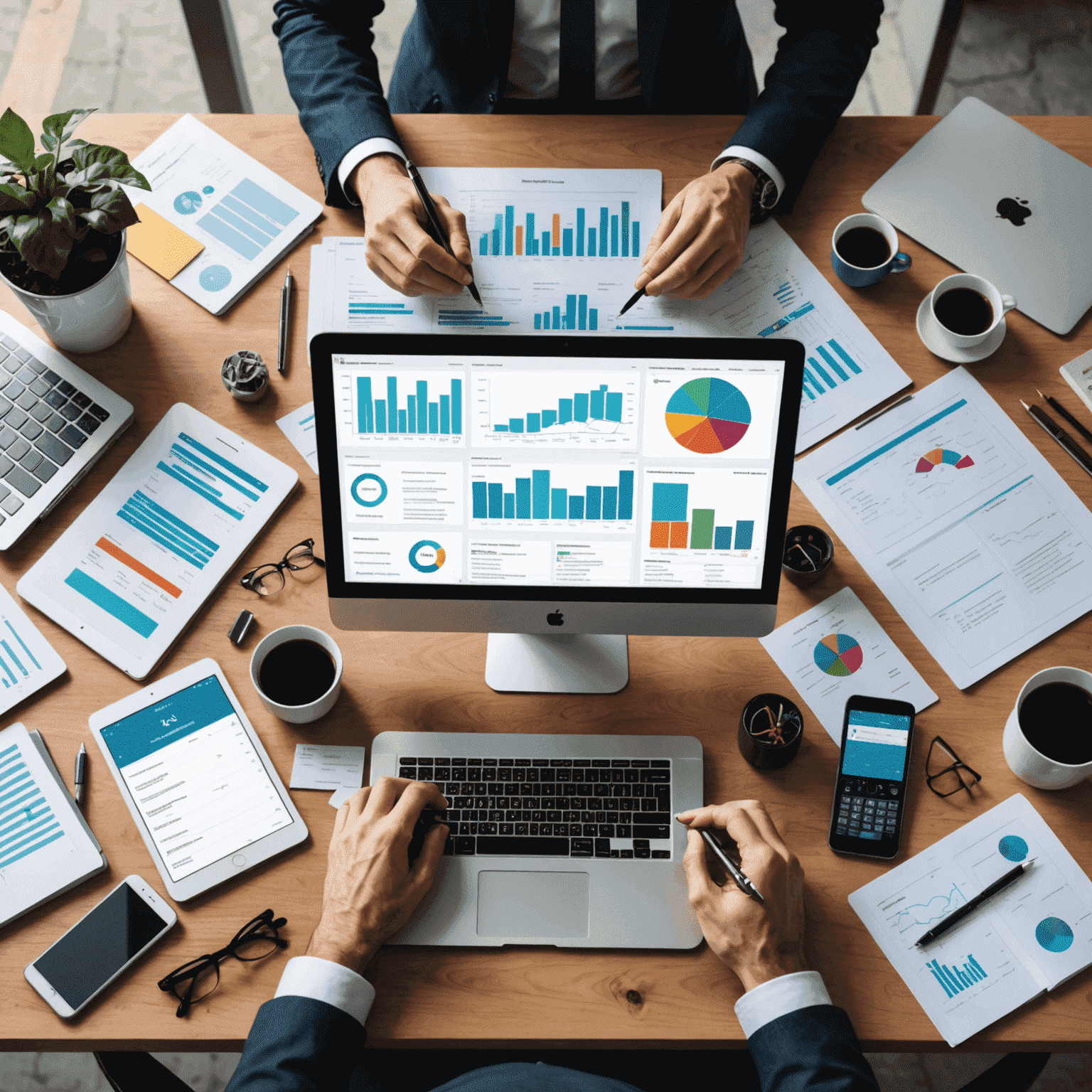 Collage of digital tools interfaces showing project management software, financial analytics dashboard, and marketing automation platform, symbolizing the latest tech solutions for SMEs