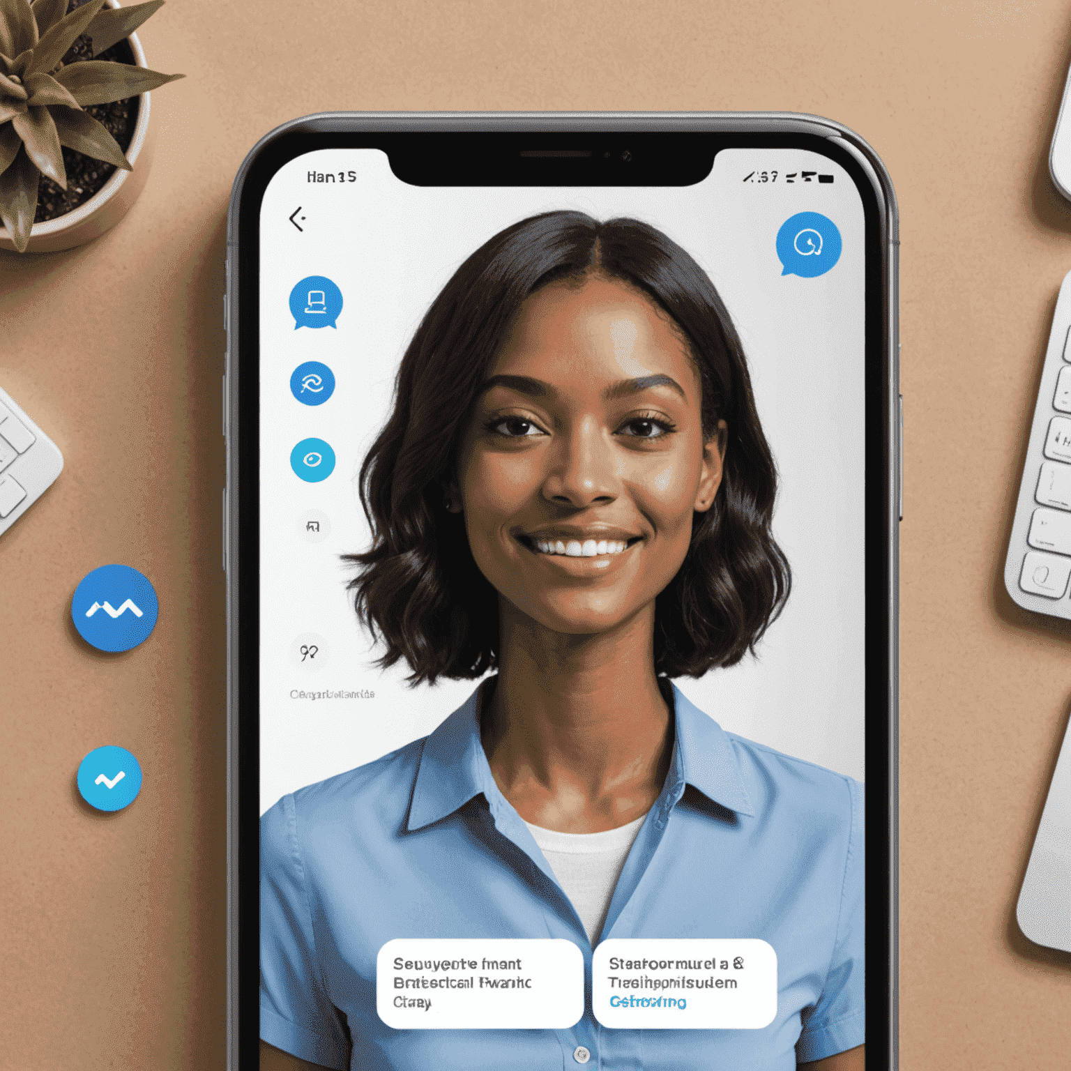 AI-powered CRM features showcasing predictive analytics, chatbots, and automated lead scoring