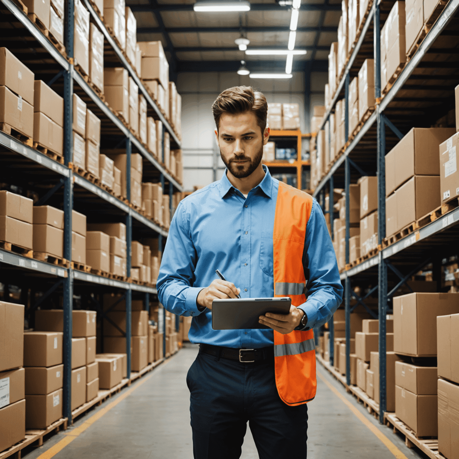 Inventory management system showing automated stock tracking, reordering, and forecasting